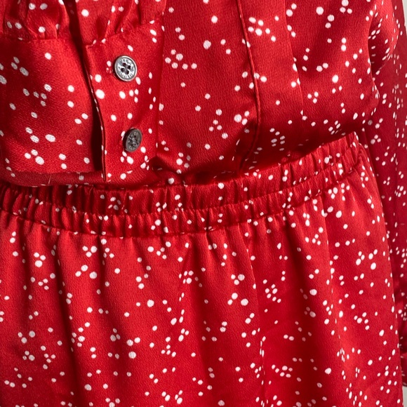 Vince Camuto Womens long sleeves Polka dot Dress size S - Picture 4 of 9